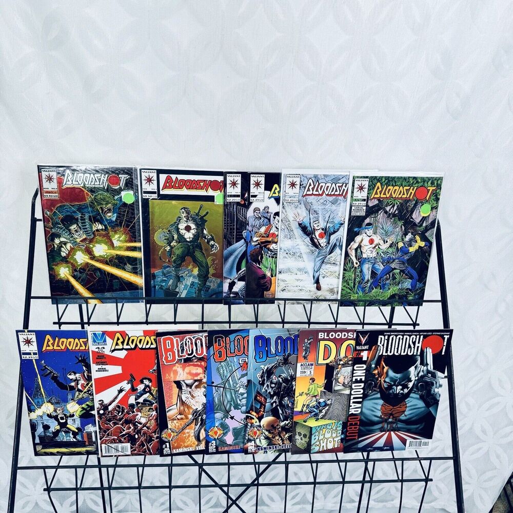 Bloodshot 0-1 3-4‎ 6-7 19 44 Volume2 1 3-5 & Solar Debit Lot 1st Ninjak Valiant